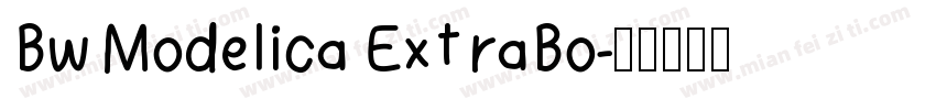 Bw Modelica ExtraBo字体转换